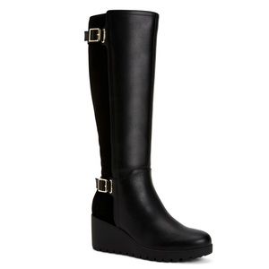 Giani Bernini Black Sannaa Wedge Boots